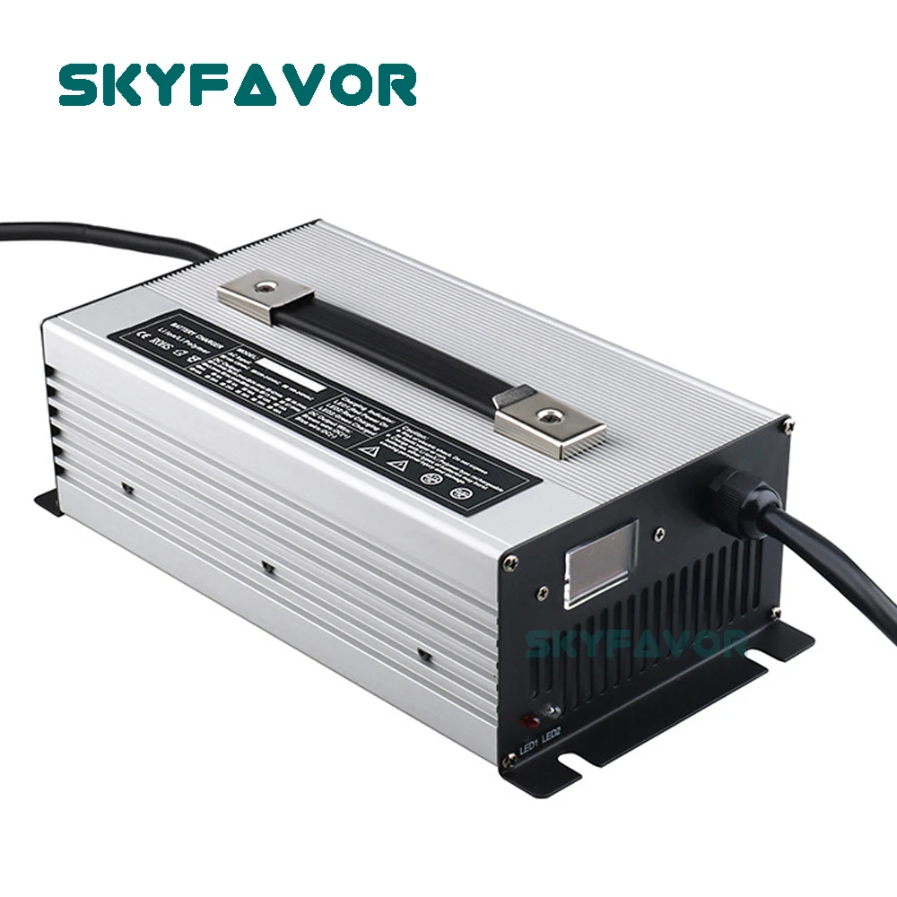 Lifepo4 Battery Charger Smart Automatic - เครื่องชาร์จแบตเตอรี่อัตโนมัติระดับมืออาชีพ 24V 30A แบบปรับแต่งได้สำหรับแบตเตอรี่ตะกั่ว-กรด ลิเธียมไอออน ลิโพ