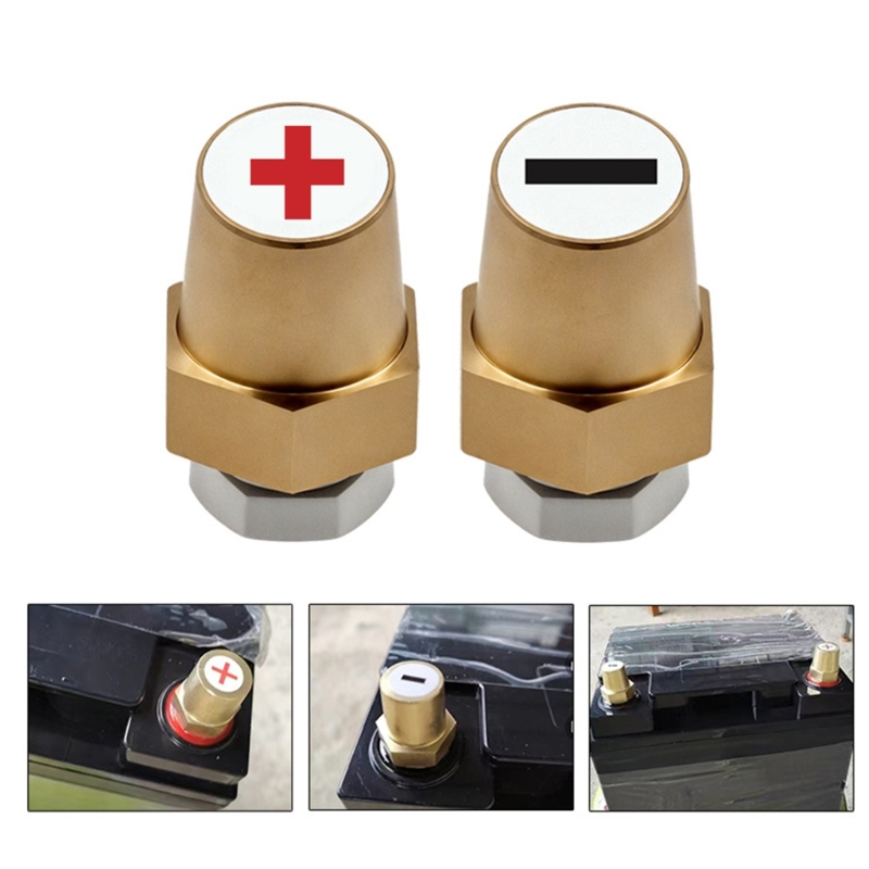 1 คู่ QUICK RELEASE 12V 24V แบ - Battery Terminal Clamps Quick Release Brass บทวิจารณ์และราคา