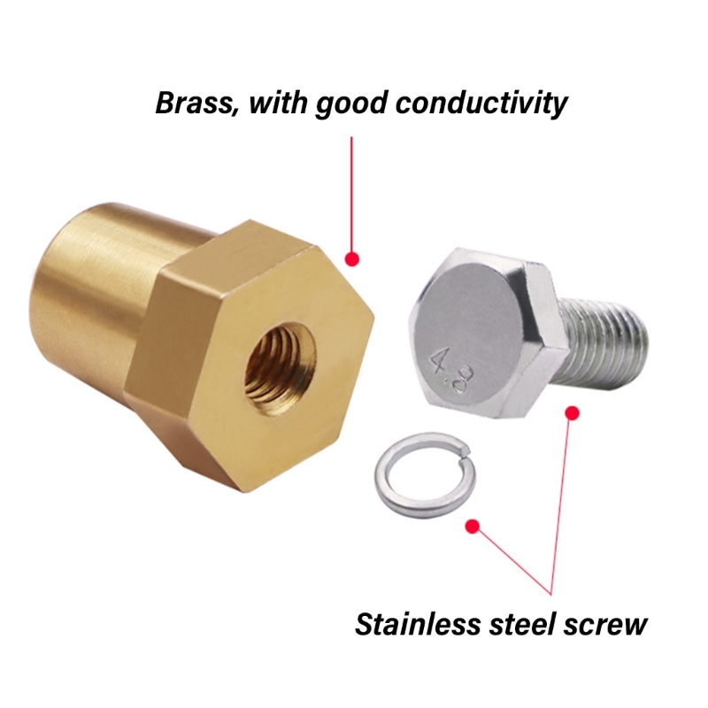 1 คู่ QUICK RELEASE 12V 24V แบ - Battery Terminal Clamps Quick Release Brass บทวิจารณ์และราคา
