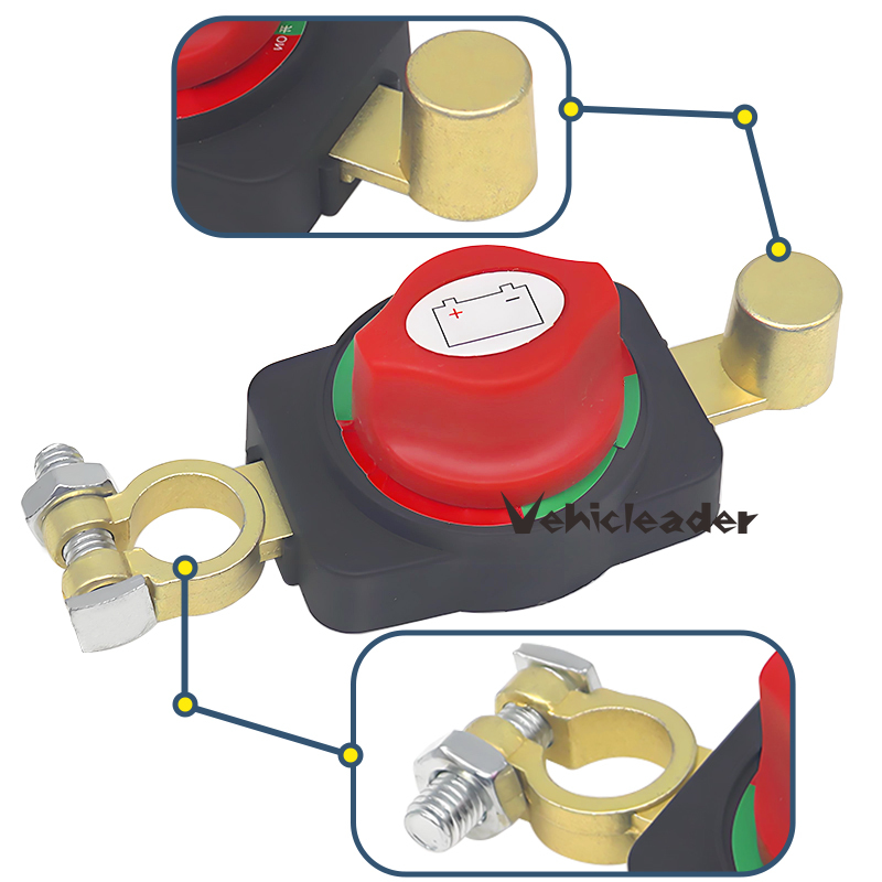 12-48v แบตเตอรี่ตัดสวิทช์หลัก  - Battery Disconnect Switch Master Cut Off บทวิจารณ์และราคา