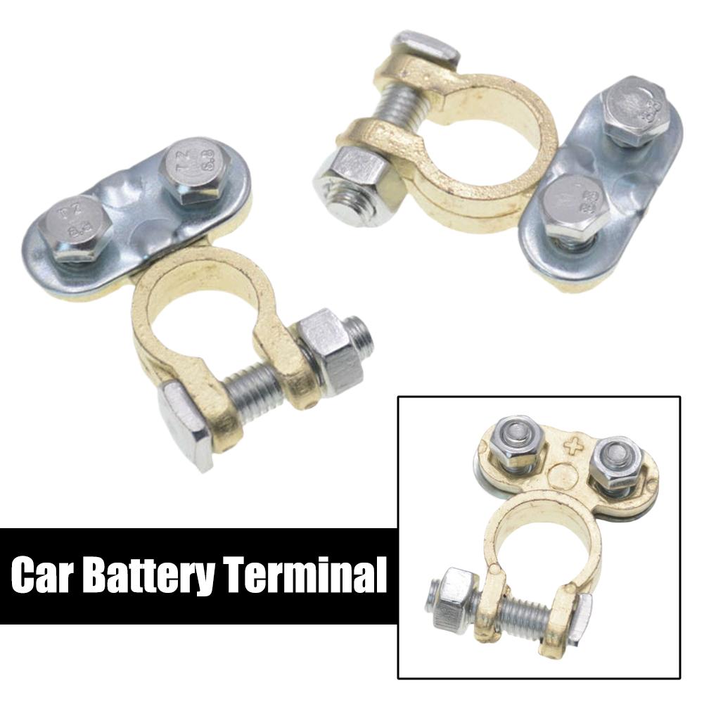 1 คู่ ขั้วต่อแบตเตอรี่ แคลมป์ส - Battery Terminal Clamps Quick Release Brass บทวิจารณ์และราคา
