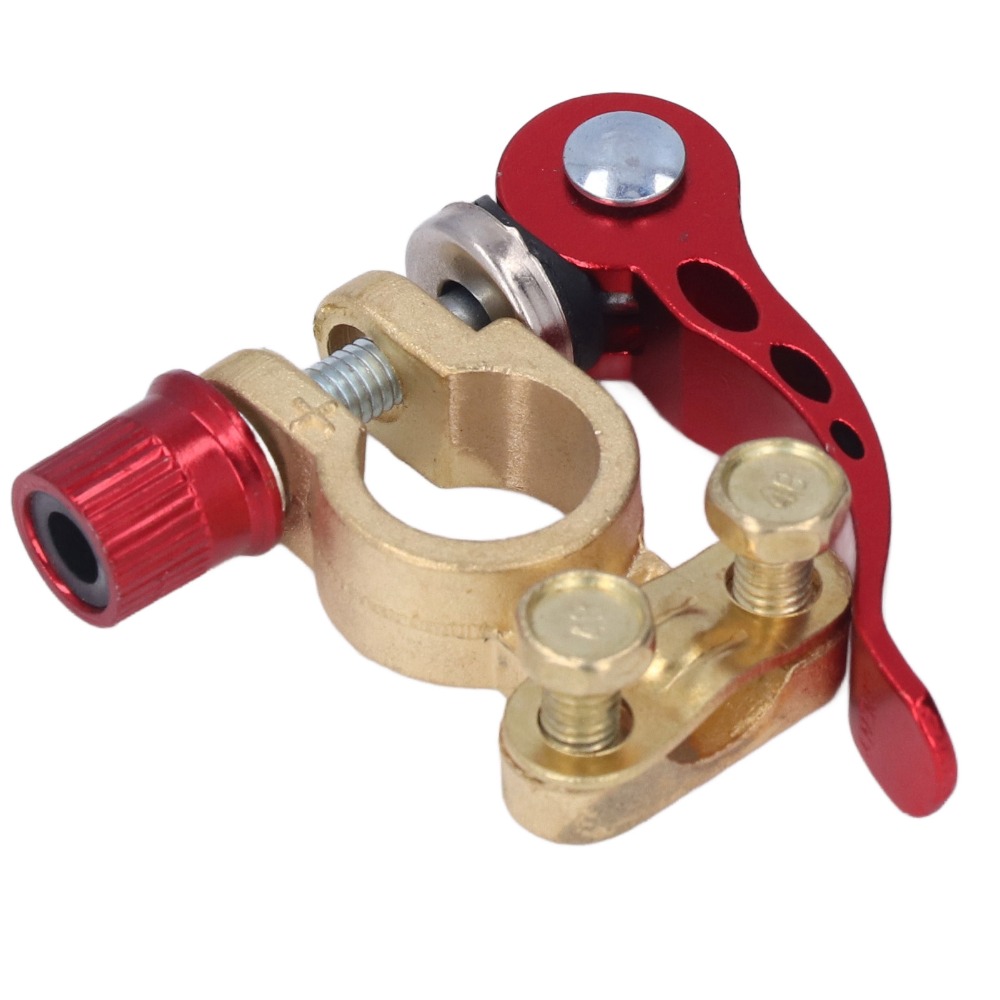 2 ชิ้น ขั้วต่อแบตเตอรี่รถยนต์แ - Battery Terminal Clamps Quick Release Brass บทวิจารณ์และราคา