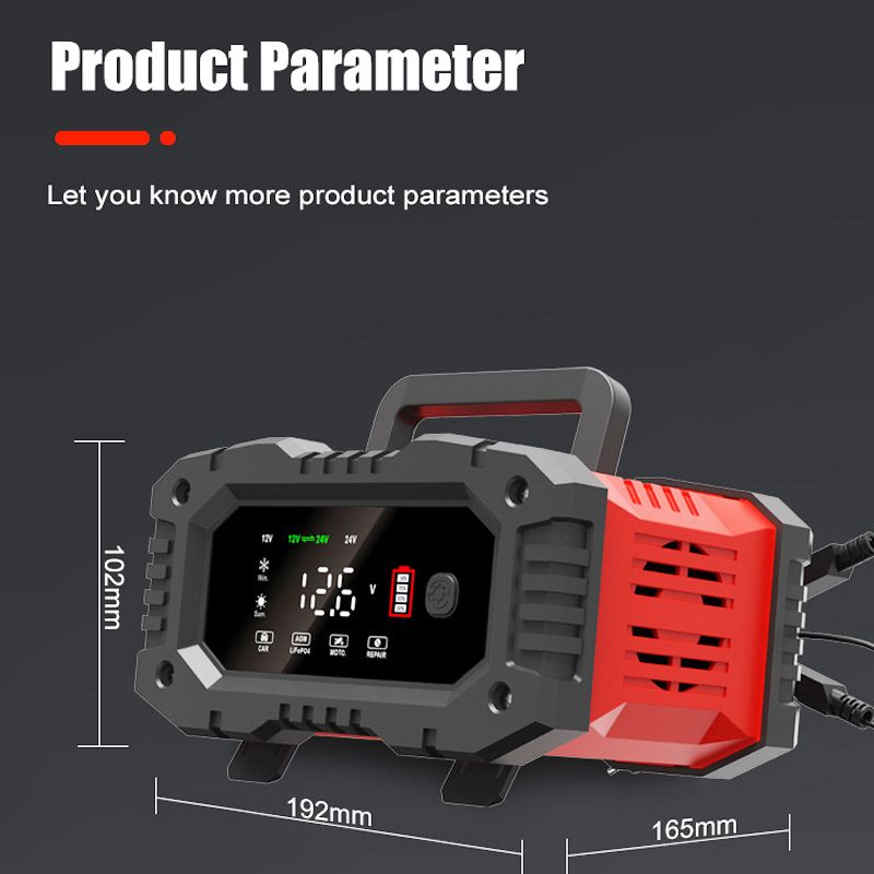Eafc ที่ชาร์จกระบอกบดพริกไทยเต - Smart Car Battery Charger 12V 24V 20A บทวิจารณ์และราคา