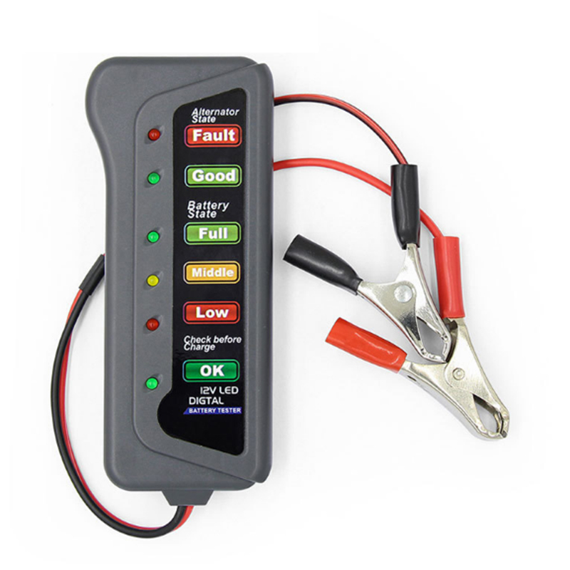 เครื่องทดสอบแบตเตอรี่รถยนต์12V - Alternator Tester Digital Diagnostic Tool บทวิจารณ์และราคา