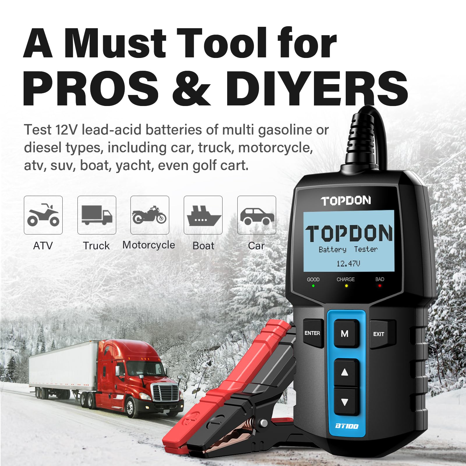 เครื่องวิเคราะห์แบตเตอรี่ดิจิต - Car Battery Load Tester Digital Cranking บทวิจารณ์และราคา