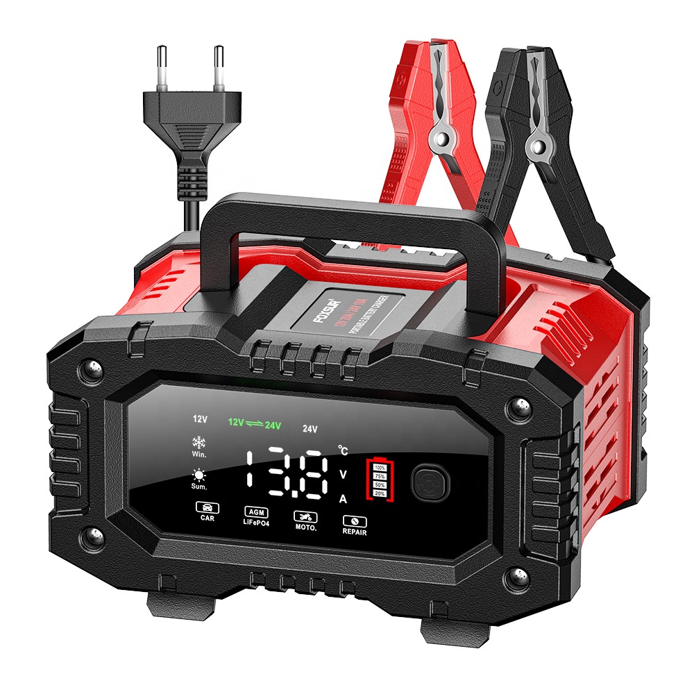 เครื่องชาร์จแบตเตอรี่รถยนต์อัจ - Smart Car Battery Charger 12V 24V 20A บทวิจารณ์และราคา