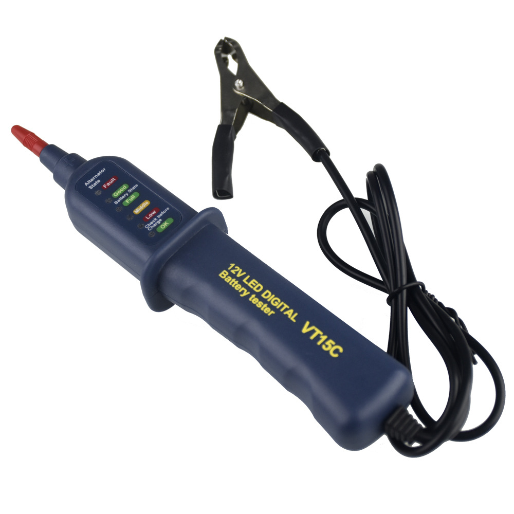 MINI 12V รถเครื่องทดสอบแบตเตอร - Alternator Tester Digital Diagnostic Tool บทวิจารณ์และราคา