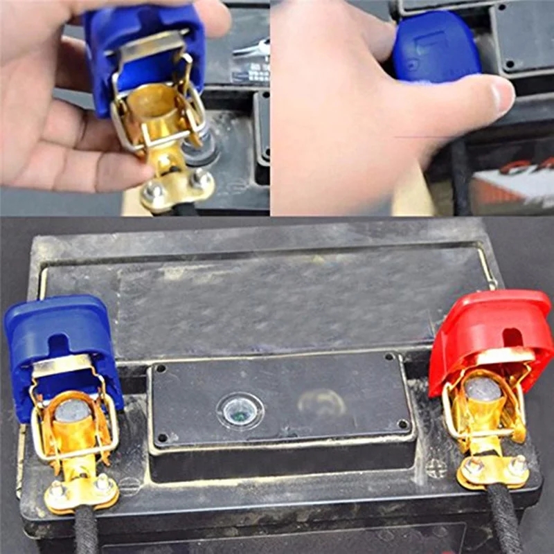 ขั้วต่อแบตเตอรี่แบบปลดเร็ว 12V - Battery Terminal Clamps Quick Release Brass บทวิจารณ์และราคา