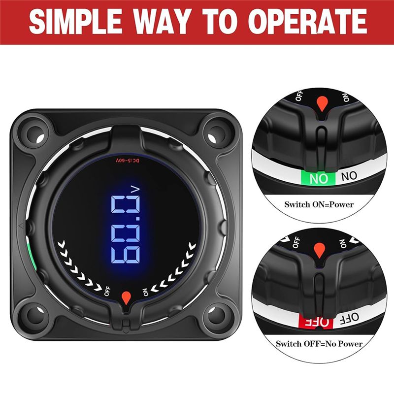 สวิตช์ตัดการเชื่อมต่อแบตเตอรี่ - Battery Disconnect Switch Master Cut Off บทวิจารณ์และราคา