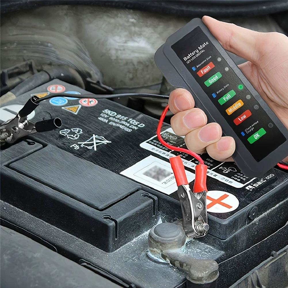 เครื่องทดสอบแบตเตอรี่รถยนต์ 12 - Alternator Tester Digital Diagnostic Tool บทวิจารณ์และราคา