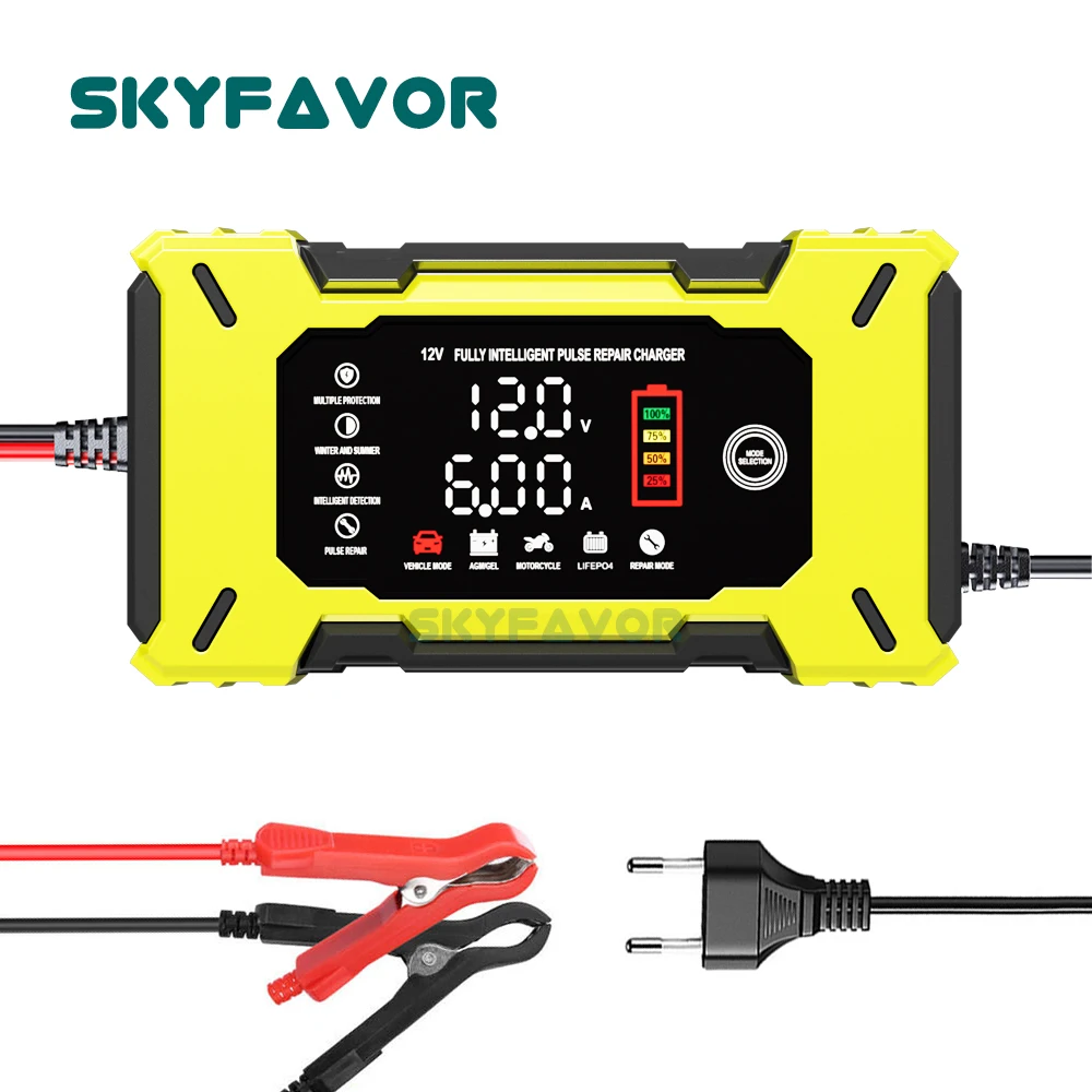 เครื่องชาร์จแบตเตอรี่อัตโนมัติ - Lifepo4 Battery Charger Smart Automatic บทวิจารณ์และราคา