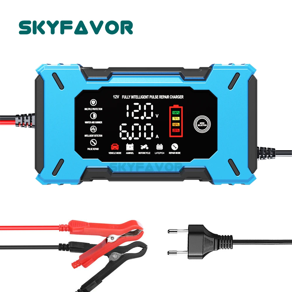 เครื่องชาร์จแบตเตอรี่อัตโนมัติ - Lifepo4 Battery Charger Smart Automatic บทวิจารณ์และราคา