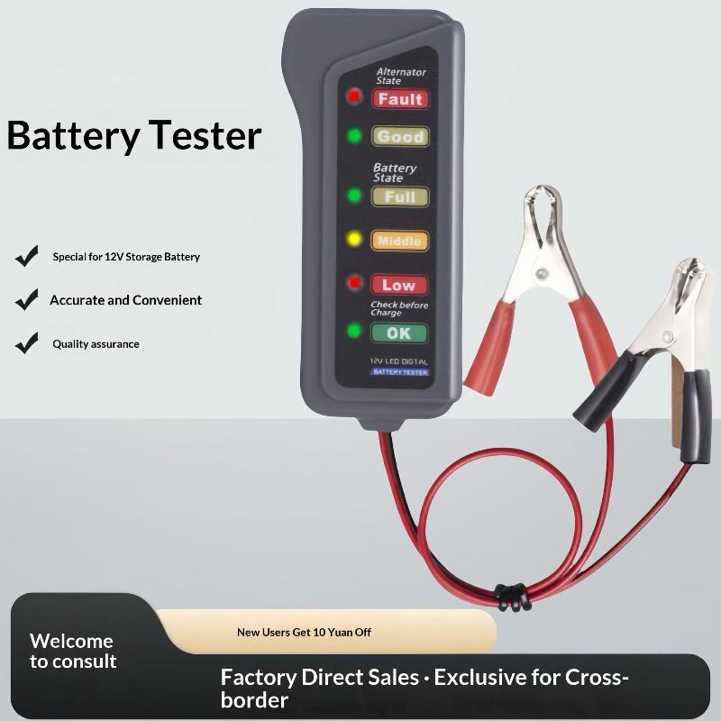 【CMO】เครื่องทดสอบแบตเตอรี่รถยน - Alternator Tester Digital Diagnostic Tool บทวิจารณ์และราคา