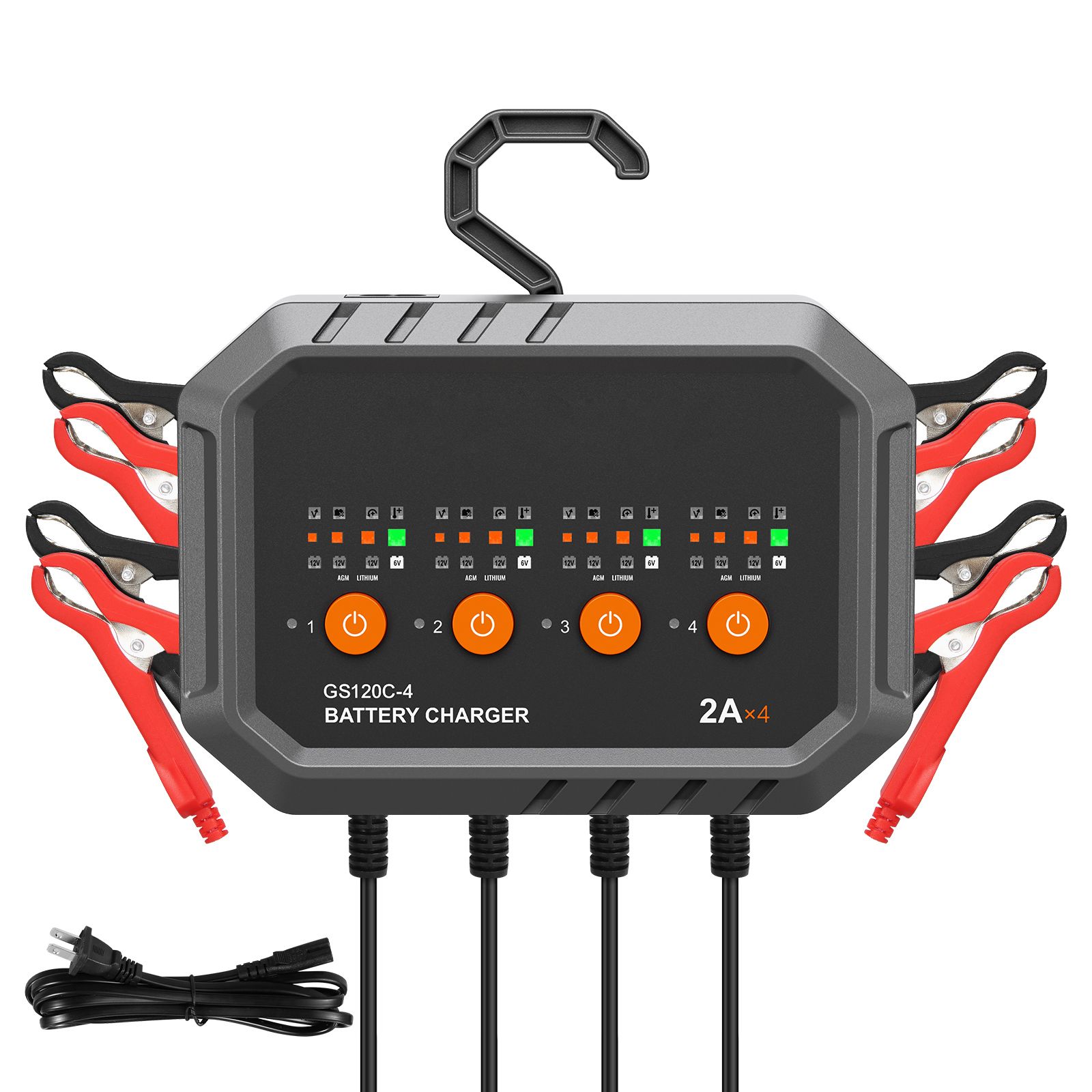 เครื่องชาร์จแบตเตอรี่อัจฉริยะ, - Lifepo4 Battery Charger Smart Automatic บทวิจารณ์และราคา