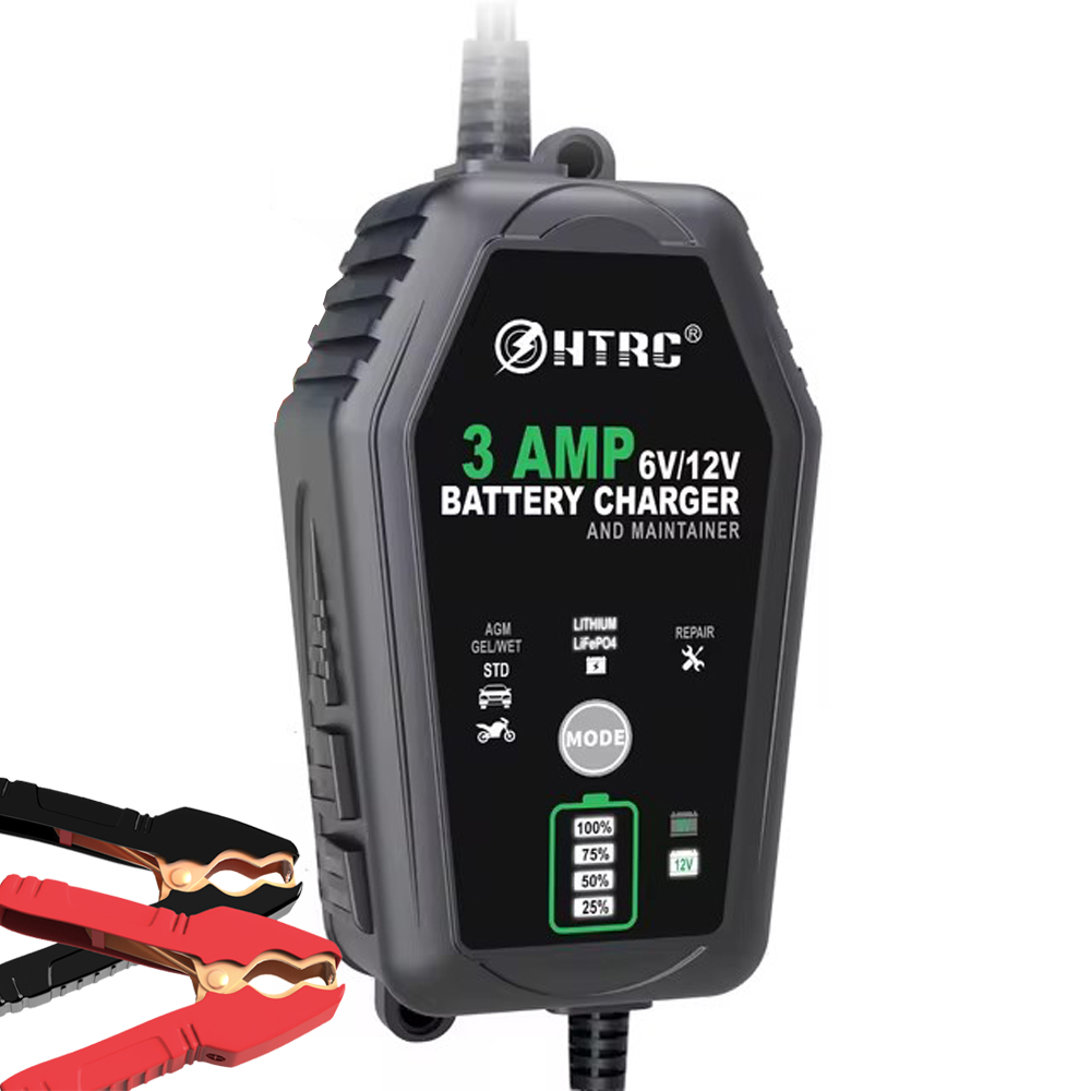 HTRC 6V 12V 3A สมาร์ทแบตเตอรี่ - Lifepo4 Battery Charger Smart Automatic บทวิจารณ์และราคา