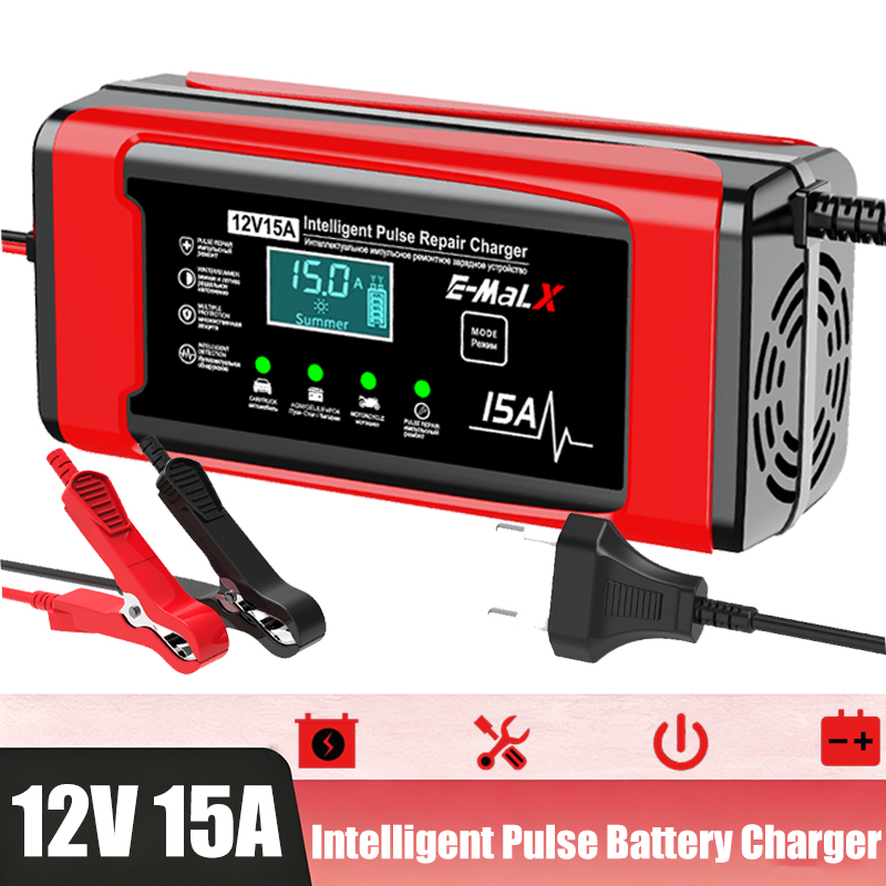 ปลั๊ก EU 12V 15A เครื่องชาร์จแ - Lifepo4 Battery Charger Smart Automatic บทวิจารณ์และราคา